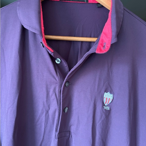 Greyson Golf Polo Shirt Men’s Size L Purple 1862 - Picture 8 of 8